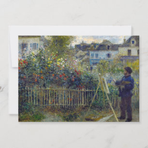 Renoir - Claude Monet Painting in his Garden Tack Kort