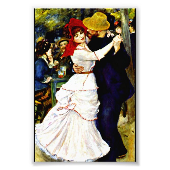 Renoir - Dance at Bougival Fototryck (Framsidan)