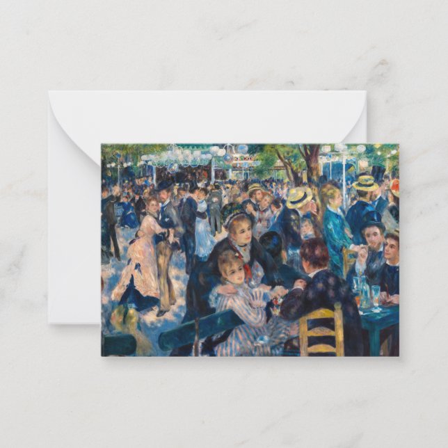 Renoir - Dance at Le Moulin de la Galette Anteckningskort (Framsida)