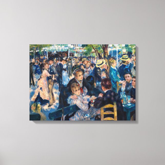 Renoir - Dance at Le Moulin de la Galette Canvastryck (Framsida)