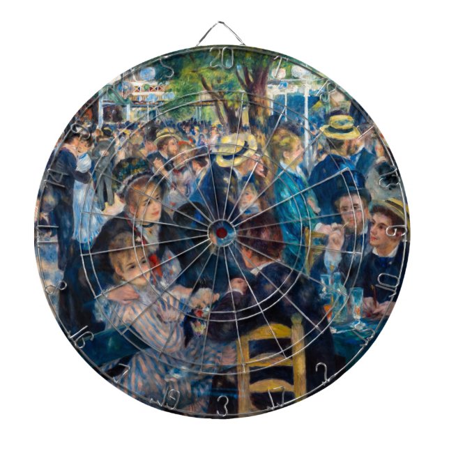 Renoir - Dance at Le Moulin de la Galette Darttavla (Framsidan)