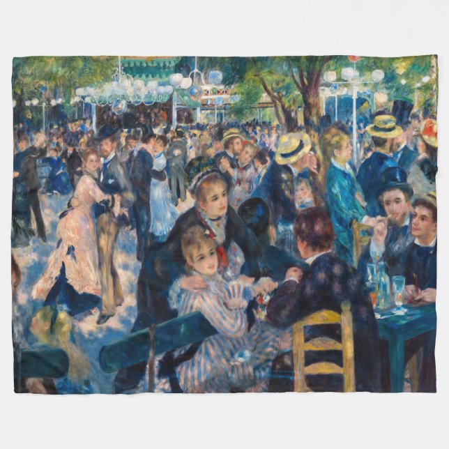 Renoir - Dance at Le Moulin de la Galette Fleecefilt (Framsidan (Horisontell))