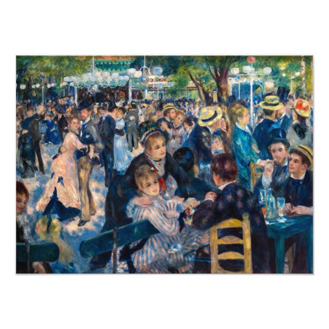 Renoir - Dance at Le Moulin de la Galette Fototryck (Framsidan)