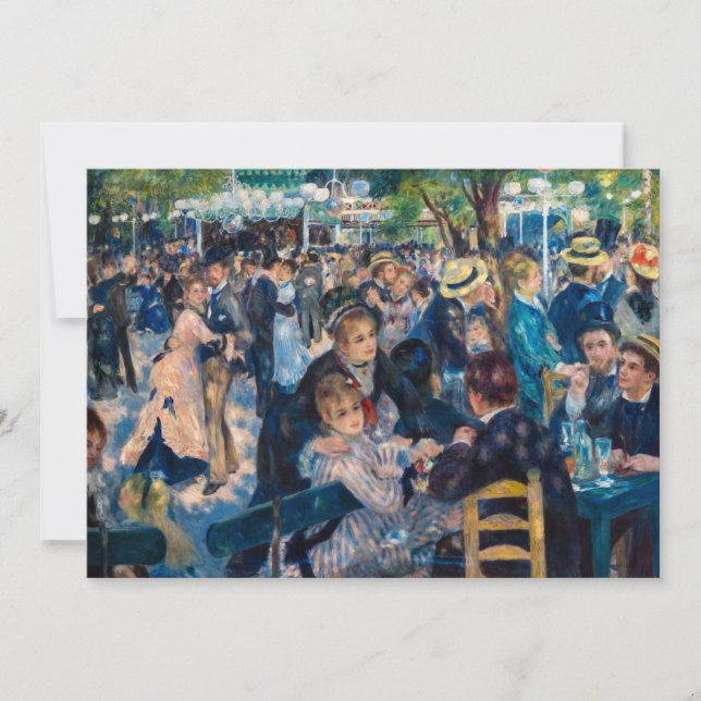 Renoir - Dance at Le Moulin de la Galette Inbjudningar (Framsida)