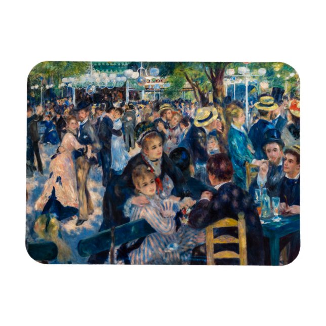 Renoir - Dance at Le Moulin de la Galette Magnet (Horisontell)
