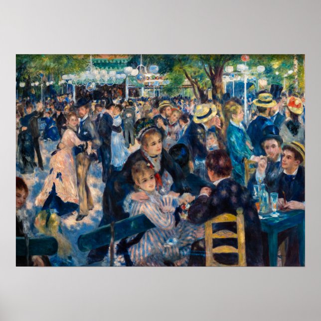 Renoir - Dance at Le Moulin de la Galette Poster (Framsidan)