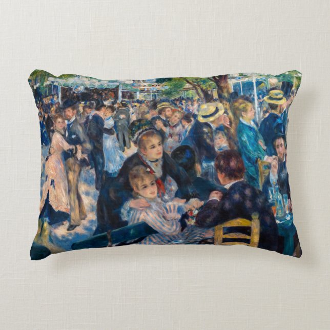 Renoir - Dance at Le Moulin de la Galette Prydnadskudde (Framsidan)