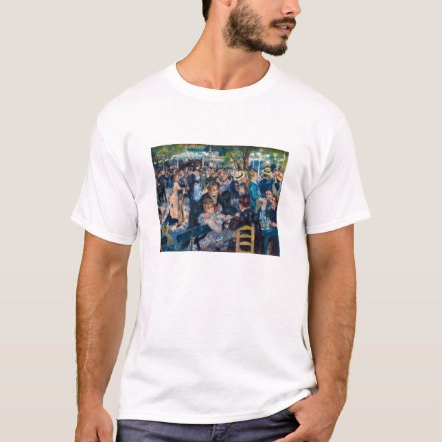 Renoir - Dance at Le Moulin de la Galette T Shirt (Framsida)