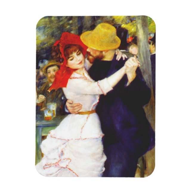 Renoir Dance i Bougival Magnet (Vertikal)