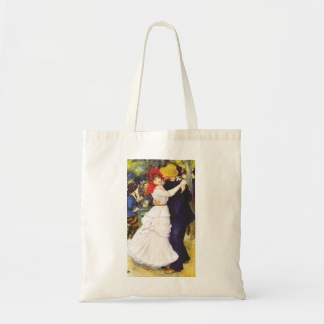 Renoir Dance i Bougival Tote Bag Tygkasse (Framsidan)