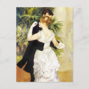 Renoir Dance in City Postcard Vykort