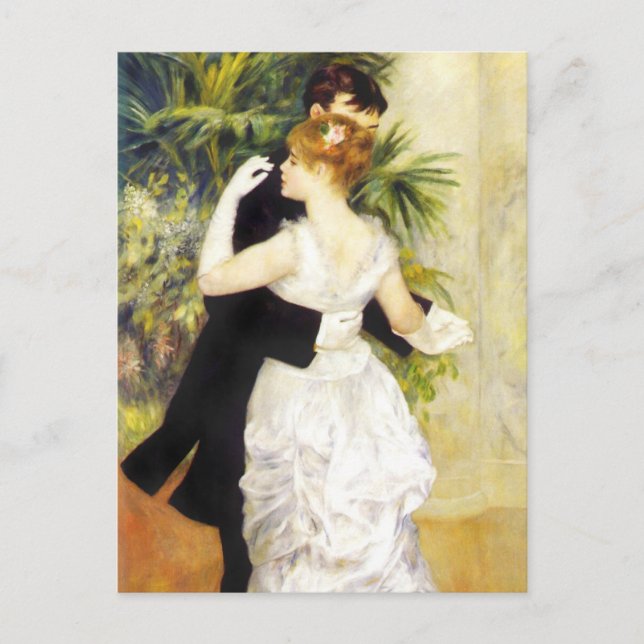 Renoir Dance in City Postcard Vykort (Framsida)