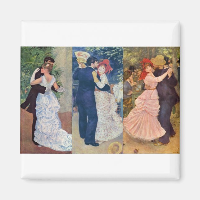 Renoir - Dance in the City, Land and Bougival Magnet (Framsidan)