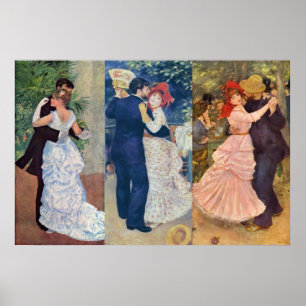 Renoir - Dance in the City, Land and Bougival Poster