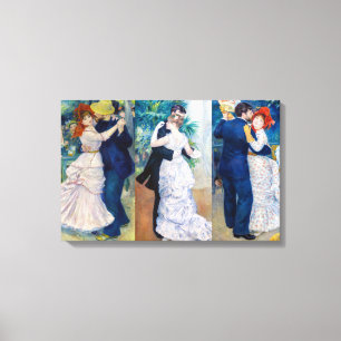 Renoir - Dance serie: Bougival, City & Land Canvastryck