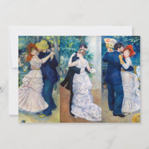 Renoir - Dance serie: Bougival, City & Land Inbjudningar