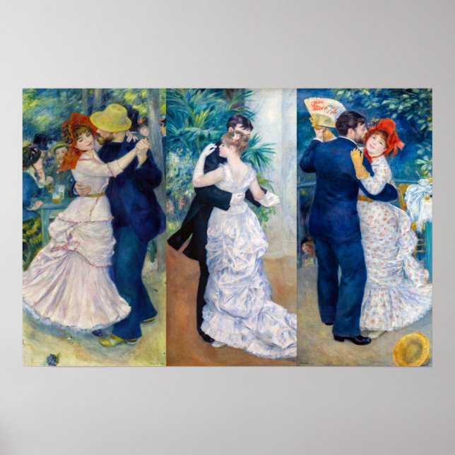 Renoir - Dance serie: Bougival, City & Land Poster (Framsidan)