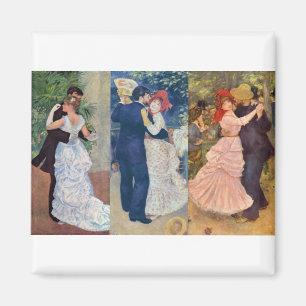 Renoir - dans i staden, landet och Bougivalen Magnet