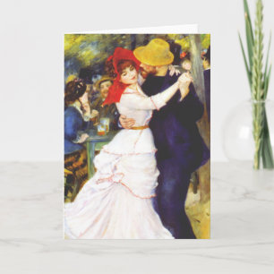 Renoir dans på det Bougival hälsningkortet Kort