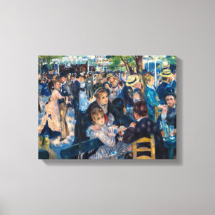 Renoir - Dans på Le Moulin de la Galette Canvastryck