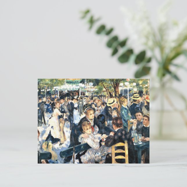 Renoir - Dans på Le Moulin de la Galette Vykort (Stående Fram)