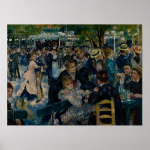 Renoir - Dans vid Le Moulin De La Galette Poster