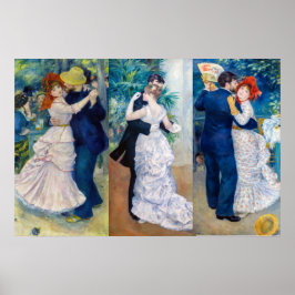 Renoir - Dansserie: Bougival, Stad & Landsbygd Poster