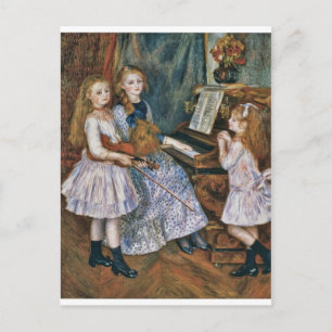 Renoir de döttrar som dödade Catulle Mendès Vykort