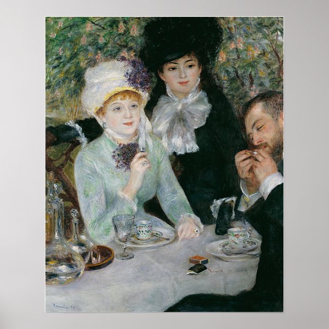 Renoir - efter luncheon poster (Framsidan)