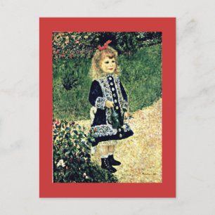 Renoir - En flicka med en vaktburk Vykort