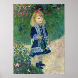 Renoir - en flicka med en vattentäkt poster