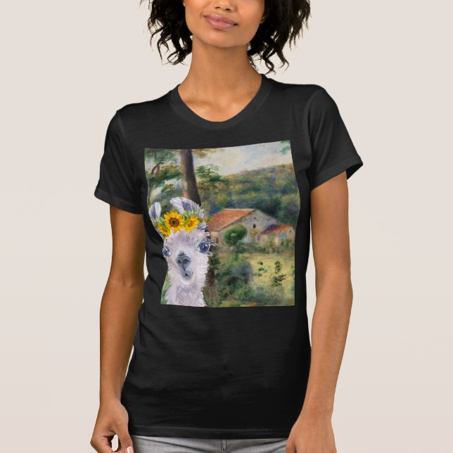 Renoir Environs of Briey och Finare Llama T Shirt (Framsida)