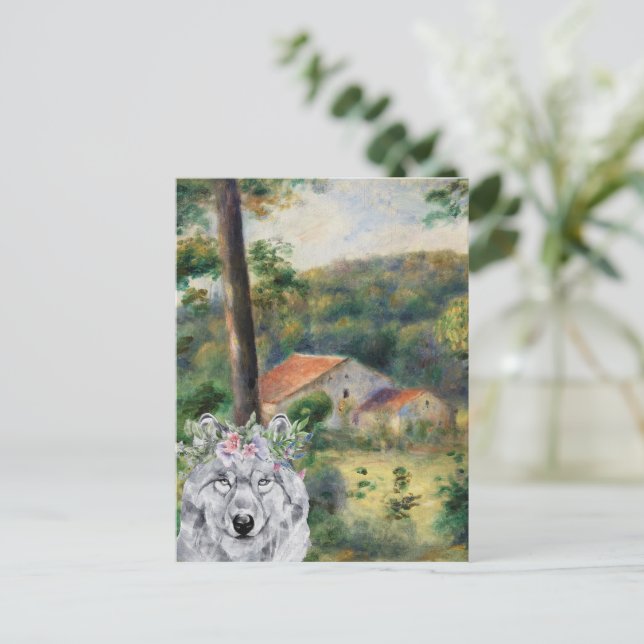 Renoir Environs of Briey och Finare Vargen Vykort (Stående Fram)