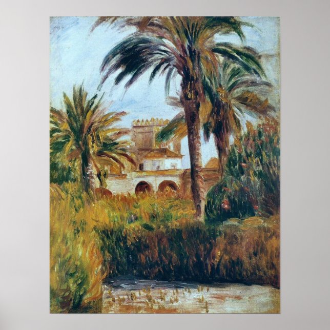 Renoir - ESSAI:s trädgård i Alger 1882 Poster (Framsidan)
