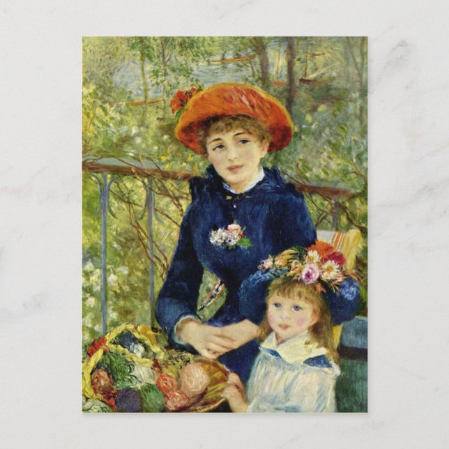 Renoir Fine Art Postcard - Renoir Paintings Vykort (Framsida)