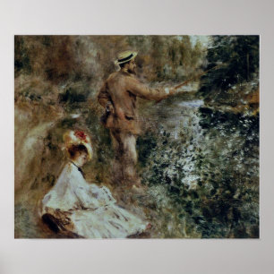 Renoir - Fiskaren 1874 Poster