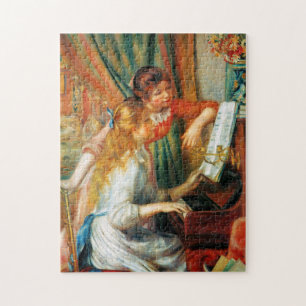 Renoir flickor på pianopussel pussel