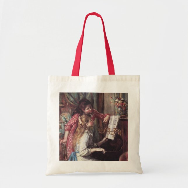 Renoir: Flickor vid Piano Tygkasse (Framsidan)