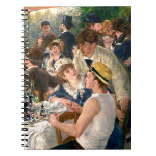 Renoir Fransk Luncheon Boating Party Anteckningsbok Med Spiral