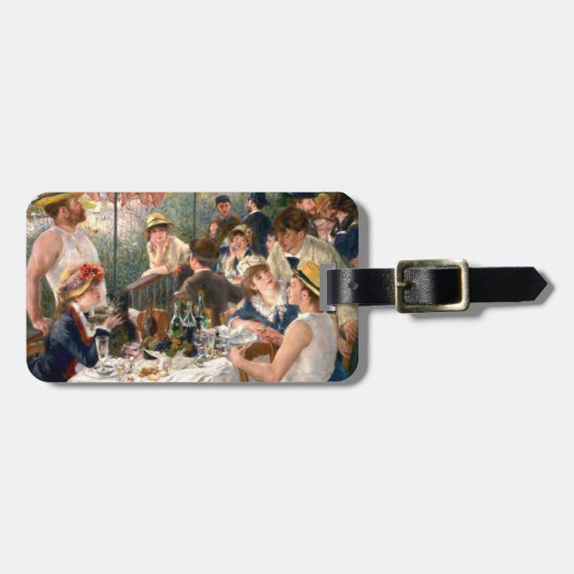 Renoir Fransk Luncheon Boating Party Bagagebricka (Horisontell Framsida)