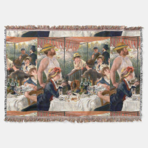 Renoir Fransk Luncheon Boating Party Filt