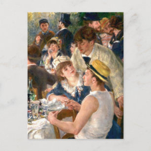 Renoir Fransk Luncheon Boating Party Inbjudan Vykort