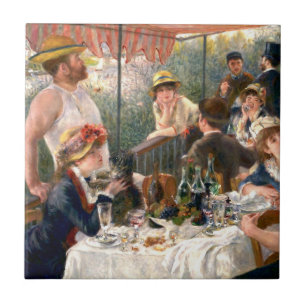Renoir Fransk Luncheon Boating Party Kakelplatta