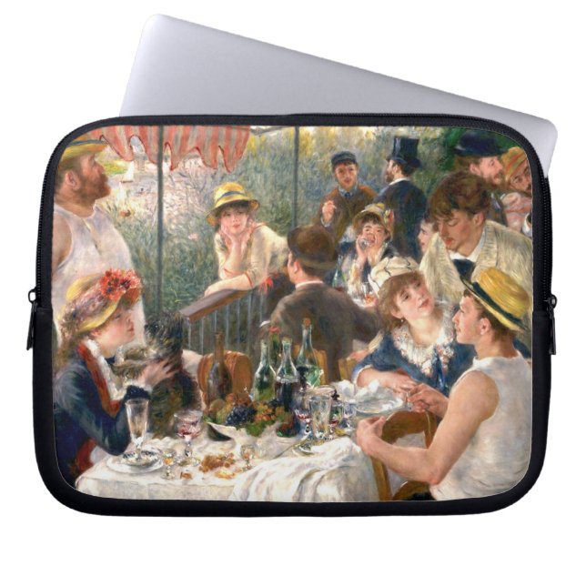 Renoir Fransk Luncheon Boating Party Laptop Sleeve (Framsidan)