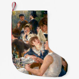 Renoir Fransk Luncheon Boating Party Liten Julstrumpa
