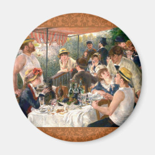 Renoir Fransk Luncheon Boating Party Magnet
