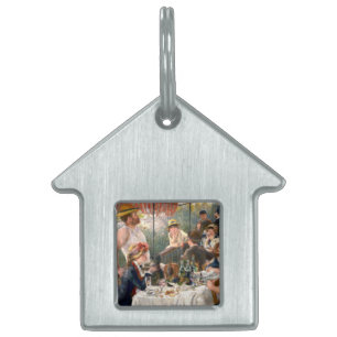 Renoir Fransk Luncheon Boating Party Namnbricka Husdjur