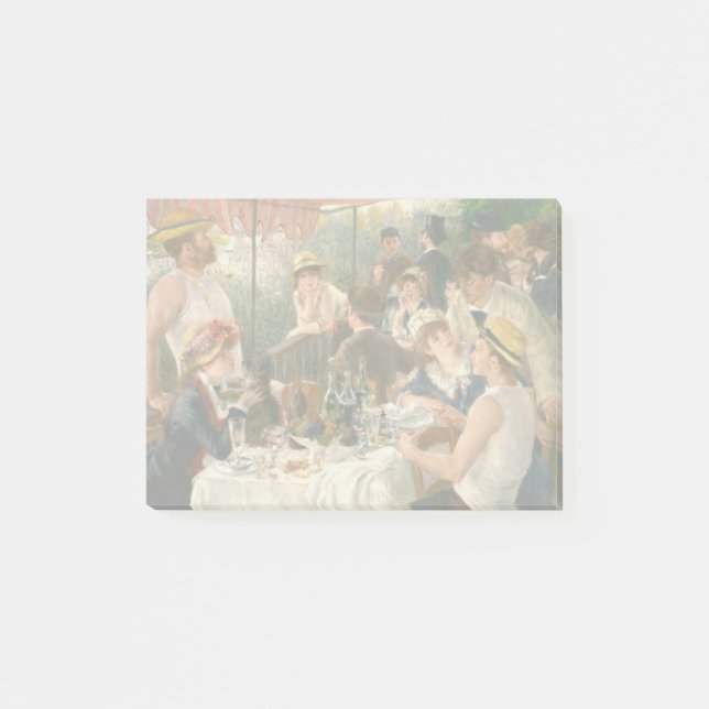 Renoir Fransk Luncheon Boating Party Post-it Block (Framsida)