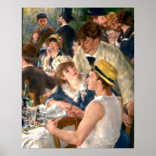 Renoir Fransk Luncheon Boating Party Poster