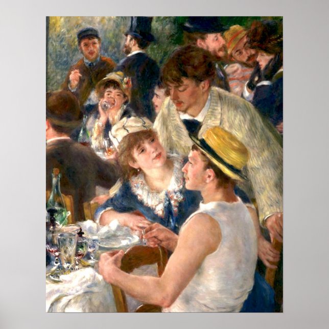 Renoir Fransk Luncheon Boating Party Poster (Framsidan)